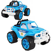 Джип игрушка Технок 3558TXK Полиция с открытым кузовом, 35 см, Голубой (3558TXK Blue-RT)