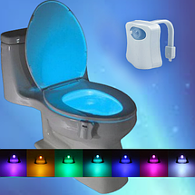 Підсвічування для унітазу з датчиком руху Light Bowl YU227, фото 6