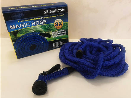 Шланг Magic Hose 52,5 метрів з розпилювачем. Шланг для поливу X-Hose YU227, фото 1