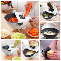 Многофункциональная вращающаяся овощерезка BASKET VEGETABLE CUTTER YU227