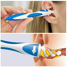 Прилад для чищення вух Smart Swab, ухочистка YU227, фото 6