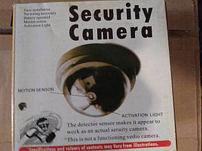 Муляж відеокамери купольний з датчиком руху YU227