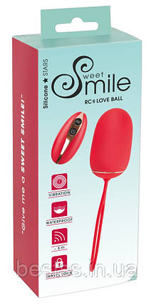 Вибро яйце Sweet Smile Remote Controlled Love Ball, фото 1