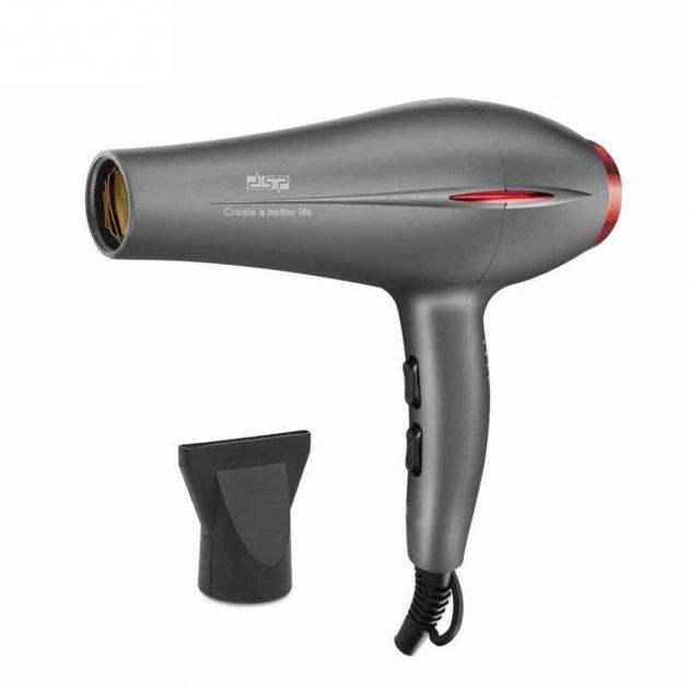 Фен для волосся DSP 30284 2 температурні режими 1500 Вт 2 швидкості сірий, фото 1
