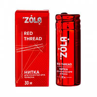 Нитка для розмітки брів Zola, червона, 30 м