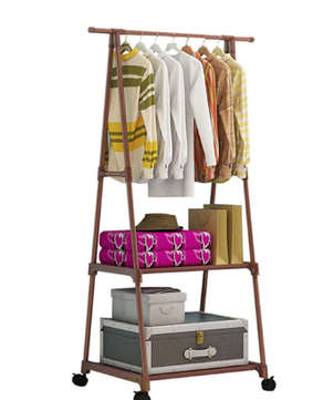 Універсальна міцна підлогова пересувна стійка вішалка для одягу Coat Rack YU227, фото 3