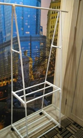 Універсальна міцна підлогова пересувна стійка вішалка для одягу Coat Rack YU227, фото 4