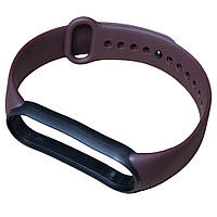 Ремешок силиконовый для Mi Band 5/6/7 двухцветный Brown_Black (1)