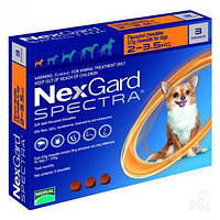 Жевательная таблетка для собак Merial NexGard SPECTRA S 2-3.5 кг 3 таблетки