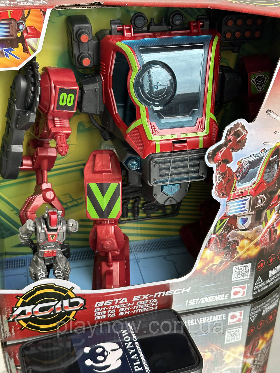 Дитячий ігровий набір A.C.I.D. Бета Екс-Робот Великий військовий робот зі звуковими ефектами, фото 1