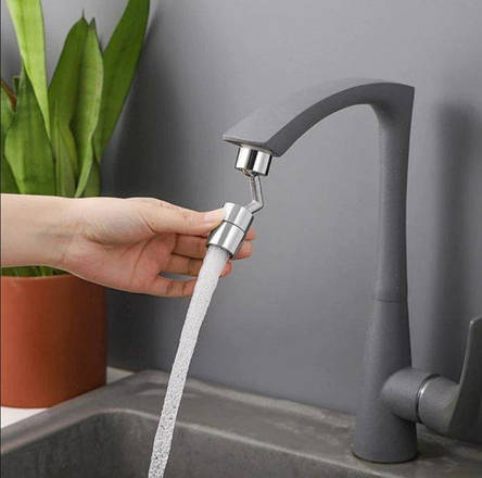 Насадка на кран Water поворотна головка на 720 градусів YU227, фото 1