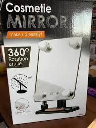Дзеркало з підсвічуванням для макіяжу Cosmetie Mirror 360 Rotation Angel YU227, фото 5