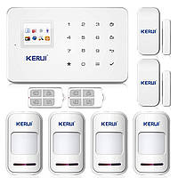Бездротова сигналізації GSM KERUI G18 для 4 кімнатної квартири (uudgydf87dhnf) NC, код: 1557237