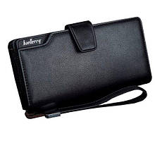 Чоловічий гаманець, портмоне Baellerry 1063 Black, Business YU227