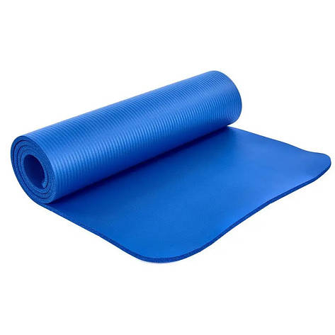 Килимок для йоги та фітнесу Mat Pro 183х61х1 см Синій YU227, фото 2