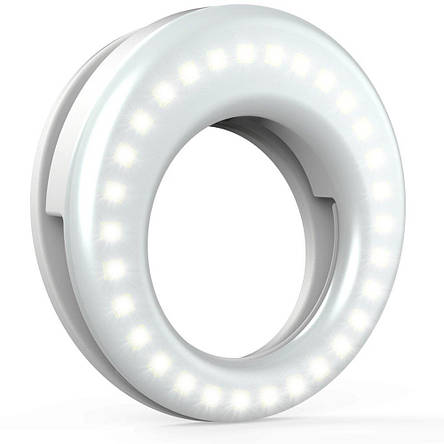 Селфі-кільце Protech Selfie Ring Light White (XJ-01WH) YU227, фото 2