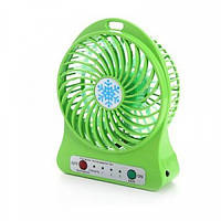 Мини-вентилятор Portable Fan Mini Зеленый  YU227