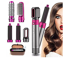 Стайлер для волосся 5 насадок у комплекті + чохол HAIR BRUSH Dayson YU227, фото 6