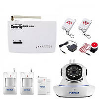 Сигнализация Kerui G10A KIT home + IP WI-FI камера (UDIKFJDJDF89DJJF) MN, код: 1649866