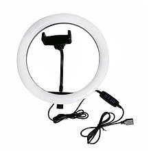 Кільцева LED-лампа LC-300 з 1 кріпленням для телефона та USB (30 см) YU227