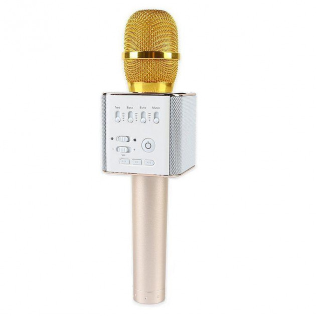 Караоке мікрофон Q9 в чохлі. Безпровідний, USB, MP3 YU227