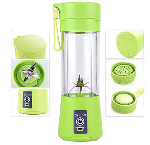 Блендер Juice Cup Fruits B77 акумуляторний USB зелений YU227, фото 2