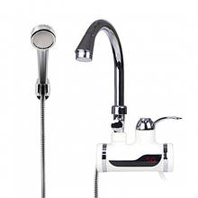 Проточний водонагрівач з LCD екраном і душем бокове підключення YU227