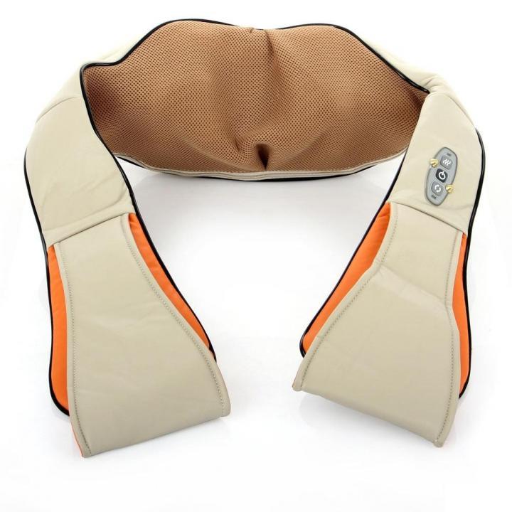 Роликовий масажер Massager of neck kneading, для шиї і плечей, 12V, 24W YU227