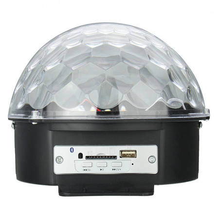 Світлодіодний диско куля LED Crystall Magic Ball Light з пультом YU227, фото 2