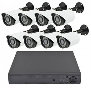 Комплект відеоспостереження на 8 камер CCTV DVR KIT 945 YU227, фото 2