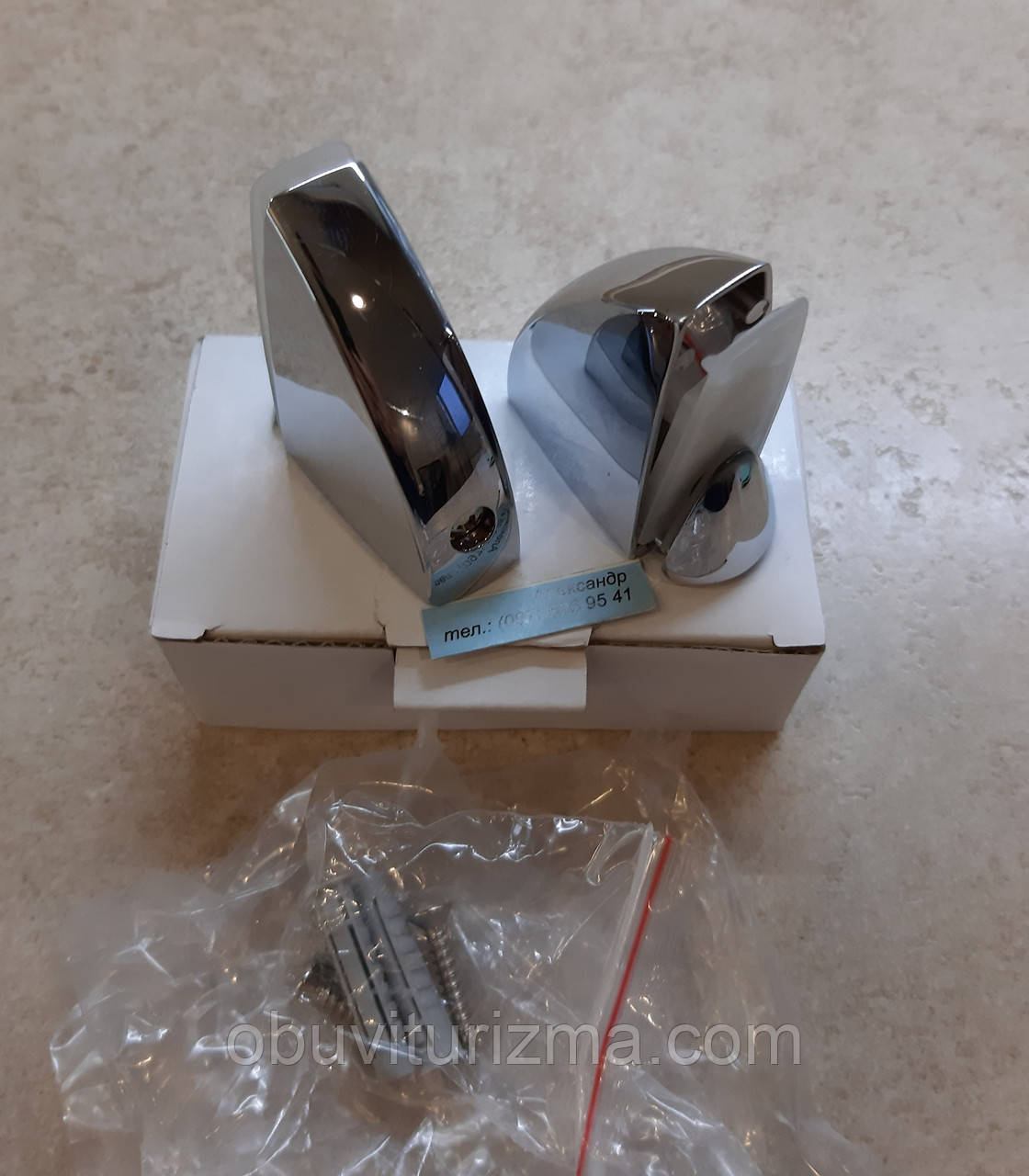 Кріплення для полиць Пелікан 5 см хром GAMET, фото 1