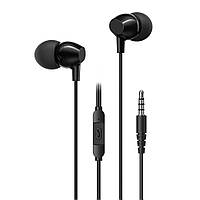 Наушники проводные Usams US-SJ594 EP-47 3.5mm In-Ear Earphone Black HSEP4701