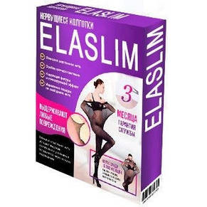 Колготи ELASLIM ЧОРНІ YU227, фото 3