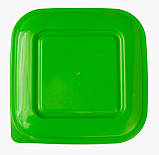 Харчовий контейнер пластиковий (судок) 1 літр (ПолимерАгро) 8х14.5х14.5 см, фото 3