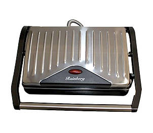 Гриль електричний притискний електрогриль Rainberg RB-5401 1500W YU227, фото 3