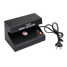 Ультрафіолетовий детектор достовірності валют AD-118AB Original size UV money detector YU227, фото 4