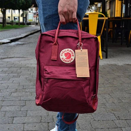 Рюкзак Kanken Fjallraven classic бордовий YU227, фото 2