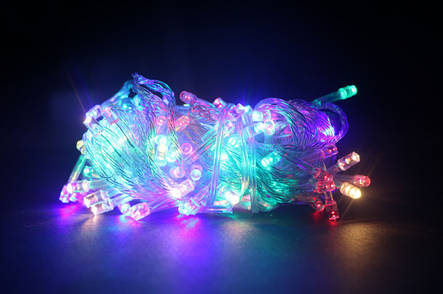 Світлодіодна гірлянда Xmas LED 200 M-1 Мультикольорова YU227, фото 3