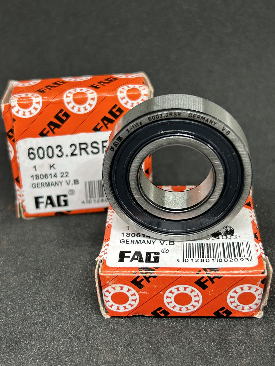 Підшипник 6003 2RSR, 180103 (17*35*10) FAG Germany, фото 1