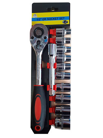 Набір торцевих головок DR SOCKET SET 1/2" 12 шт YU227, фото 1
