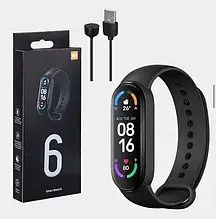 Фітнес браслет M6 Smart Band крокомір вимірювання тиску та пульсу YU227