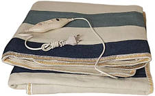 Простирадло 150х170 см з підігрівом Electric Blanket різнокольорові смужки YU227, фото 3