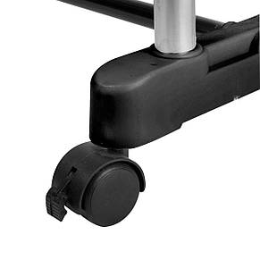 Підлогова телескопічна вішалка-стійка до 30 кг Double Bar Rack Hight Ajustable YU227, фото 4