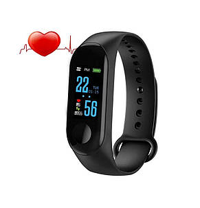 Фітнес-браслет з кольоровим екраном M3 Fit Original Smart Bracelet YOHO black YU227, фото 2