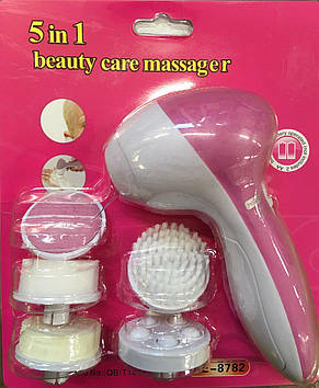 Масажер для обличчя 5 IN 1 BEAUTY CARE MASSAGER AE-8782 YU227, фото 2