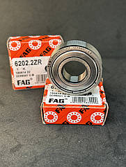 Підшипник 6202 ZZ, 80202 (15*35*11) FAG GERMANY