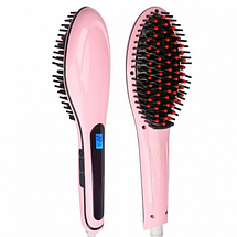 Гребінець-випрямляч Fast Hair Straightener HQT-906 Рожева YU227, фото 5