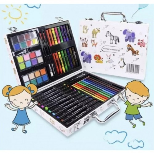 Дитячий набір для малювання MK 4760-2 водних олівців і маркерів YU227