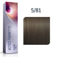 Крем-краска для волос Wella Illumina Color 5/81 Светло-коричневый жемчужно-пепельный 60 мл original