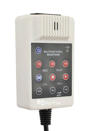 Мегафон гучномовець рупор ручної POWER MEGAPHONE ER-66U UKC YU227, фото 3